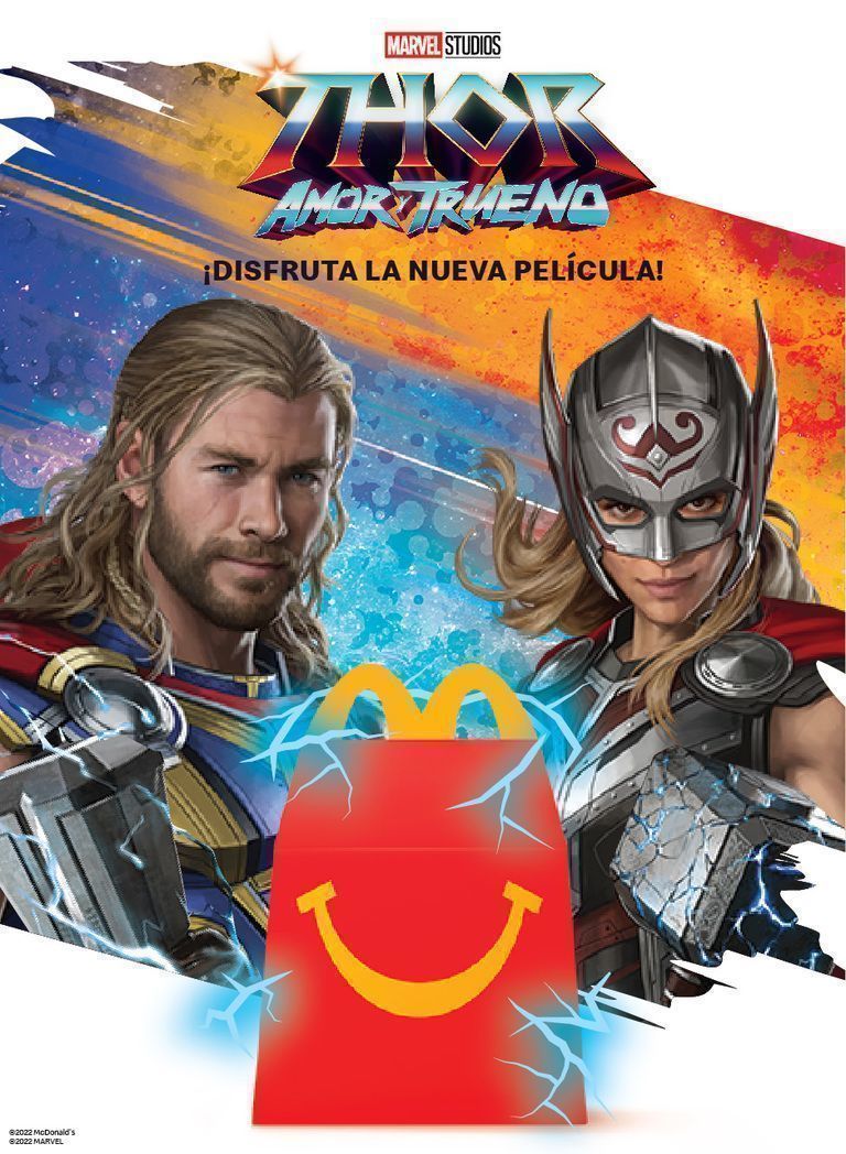Convertite en un superhéroe con la Cajita Feliz de McDonald’s de Thor